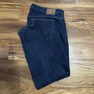 New J Crew 8" Toothpick Jeans In Classic Wash H0189 Crop Ankle‎ Stretch Pants 35